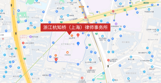 杭州杭知桥律师事务所上海分所地图导航图